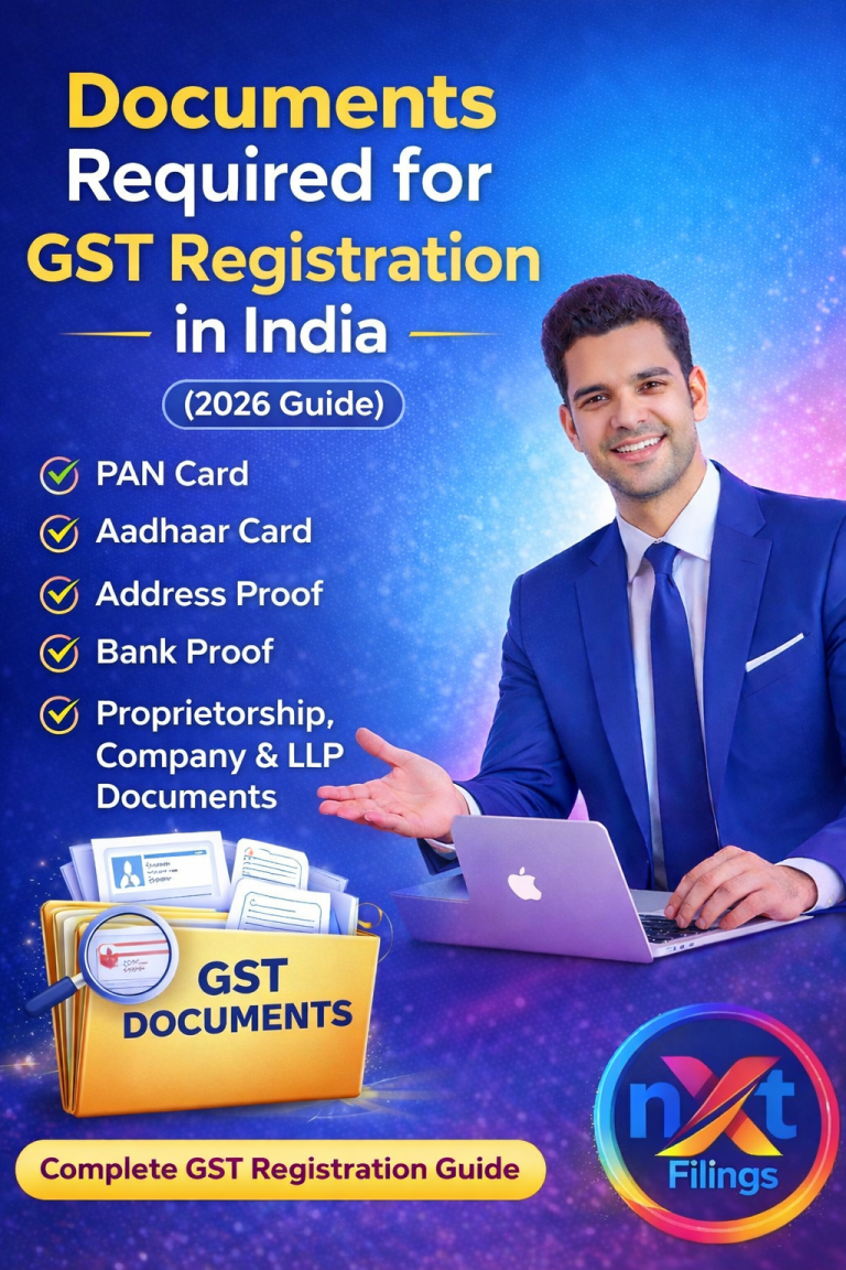 GST Registration ke Liye Kaun-Kaun se Documents Chahiye (2026 Guide)